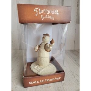 Flurryville special teacher feelings snowman Xmas figure apple school